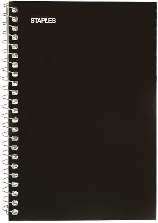Staples Memo Pads, 4x6 Inch, College Ruled, Assorted Colors, 5-Pack