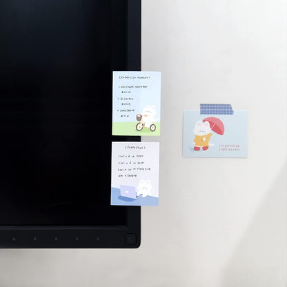 Monolike Gureum's Daily Life Sticky-it - 6p Set Self-Adhesive Memo Pad 50 Sheets