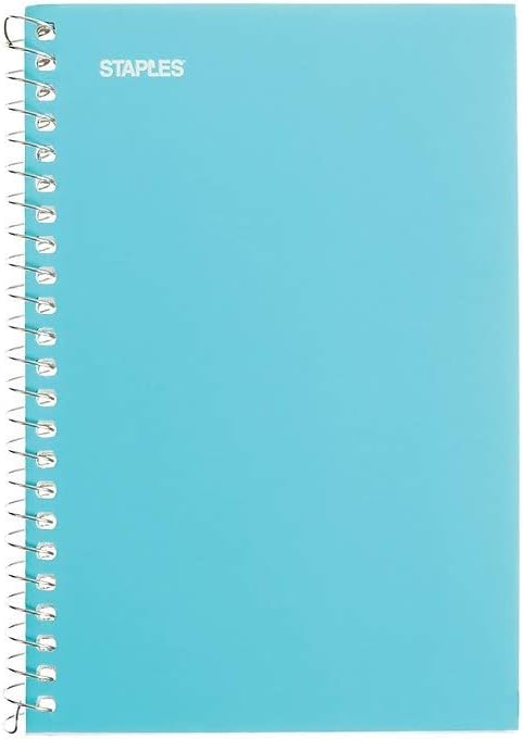 Staples Memo Pads, 4x6 Inch, College Ruled, Assorted Colors, 5-Pack