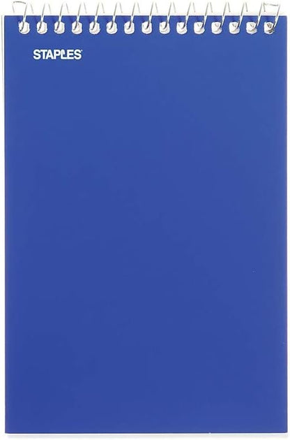 Staples Memo Pads, 4x6 Inch, College Ruled, Assorted Colors, 5-Pack