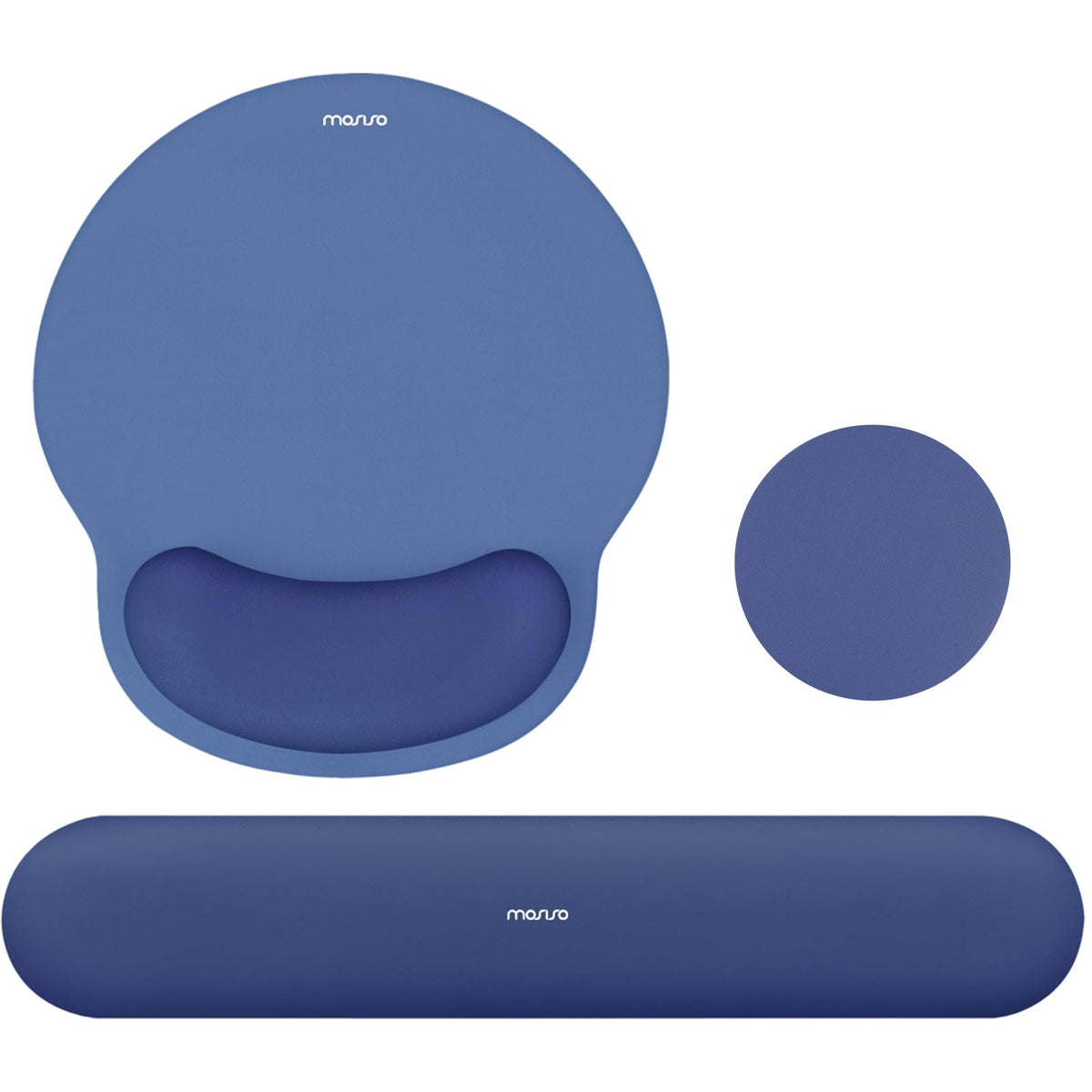 MOSISO Wrist Rest Support for Mouse Pad&Keyboard Set, Antique Green