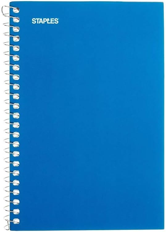 Staples Memo Pads, 4x6 Inch, College Ruled, Assorted Colors, 5-Pack