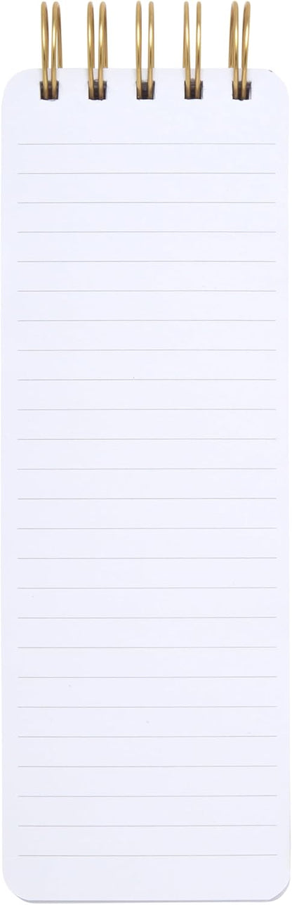 Eccolo Tall Spiral Memo Pad 300 Pages 150 Sheets List Notepad for Office