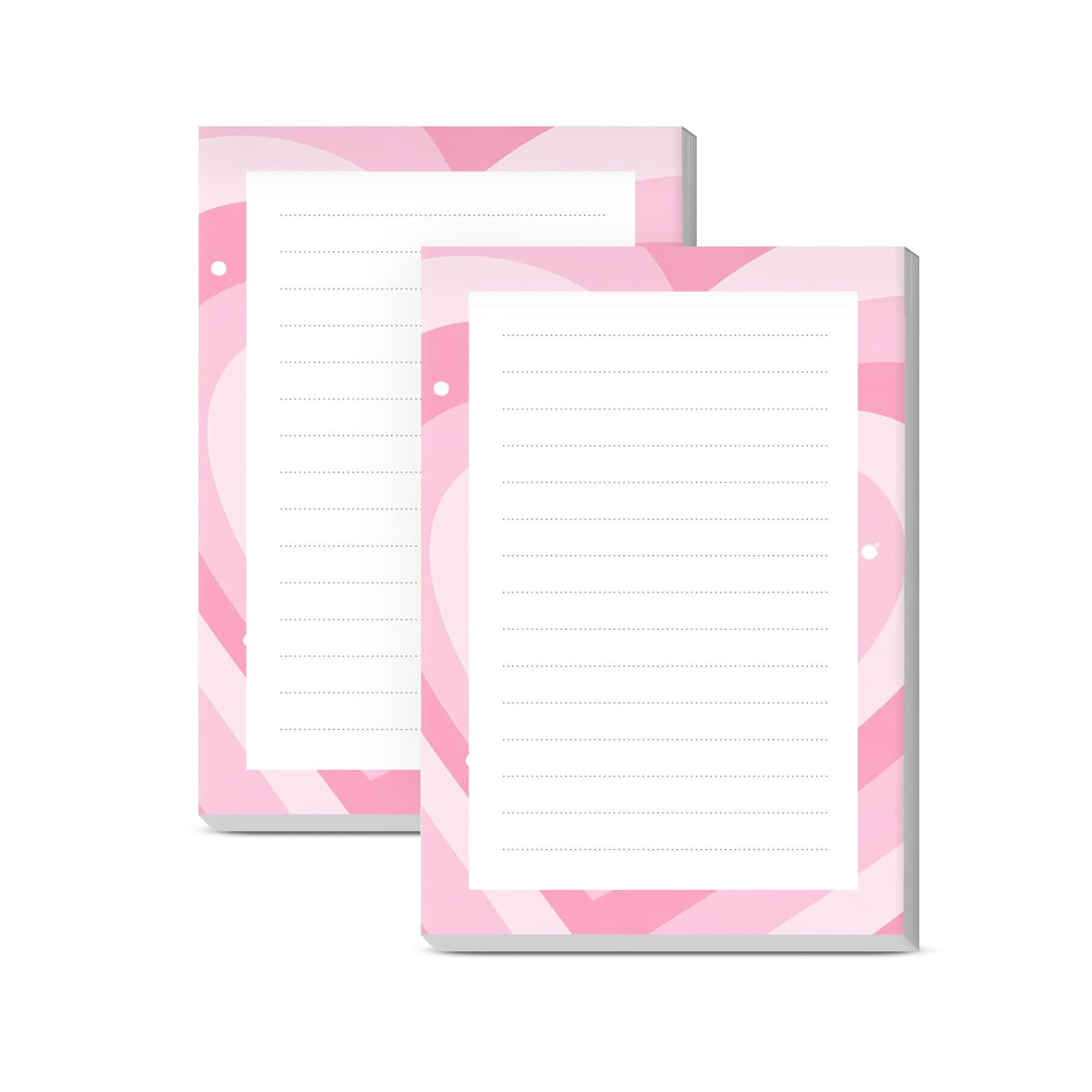 Sticky Notes 4X6 Inches, 2 Pack Large Cute Self-Stick Pads, Bright Funny Memo Pads Easy to Stick for Home, Office Cute Pink Bowties