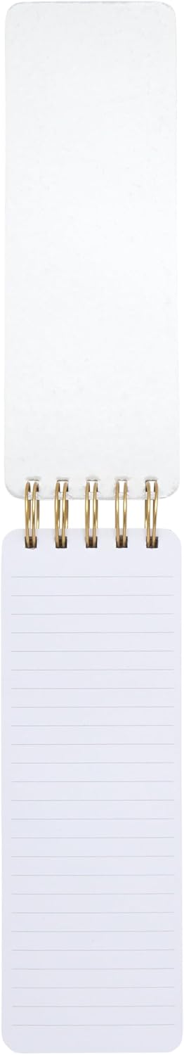 Eccolo Tall Spiral Memo Pad 300 Pages 150 Sheets List Notepad for Office