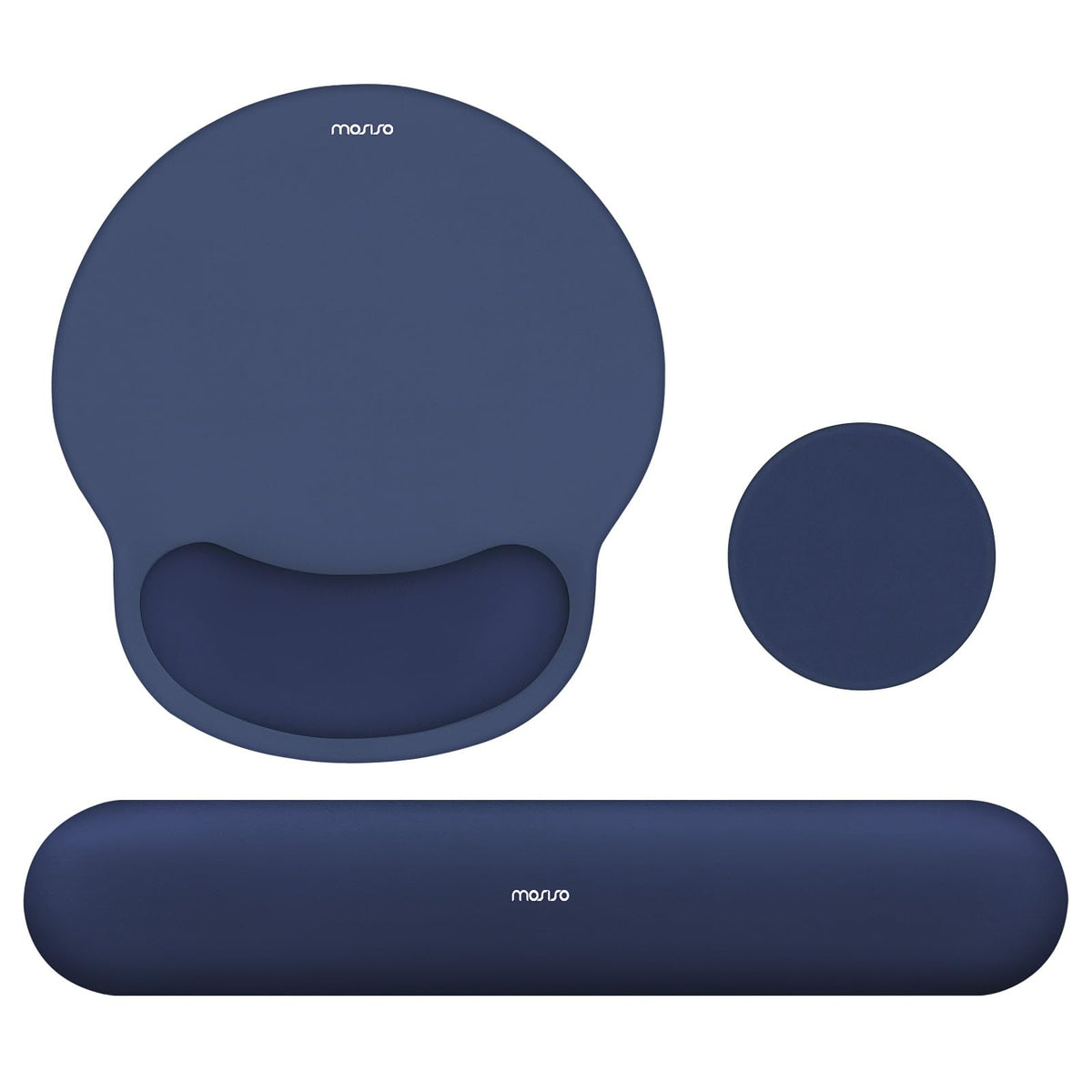 MOSISO Wrist Rest Support for Mouse Pad&Keyboard Set, Antique Green
