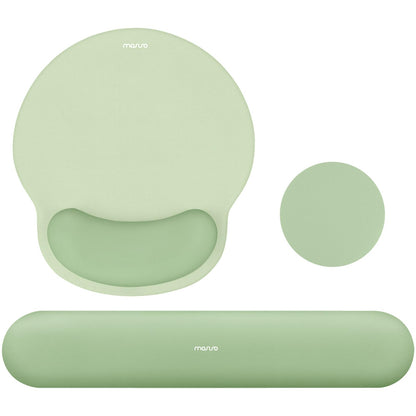 MOSISO Wrist Rest Support for Mouse Pad&Keyboard Set, Antique Green