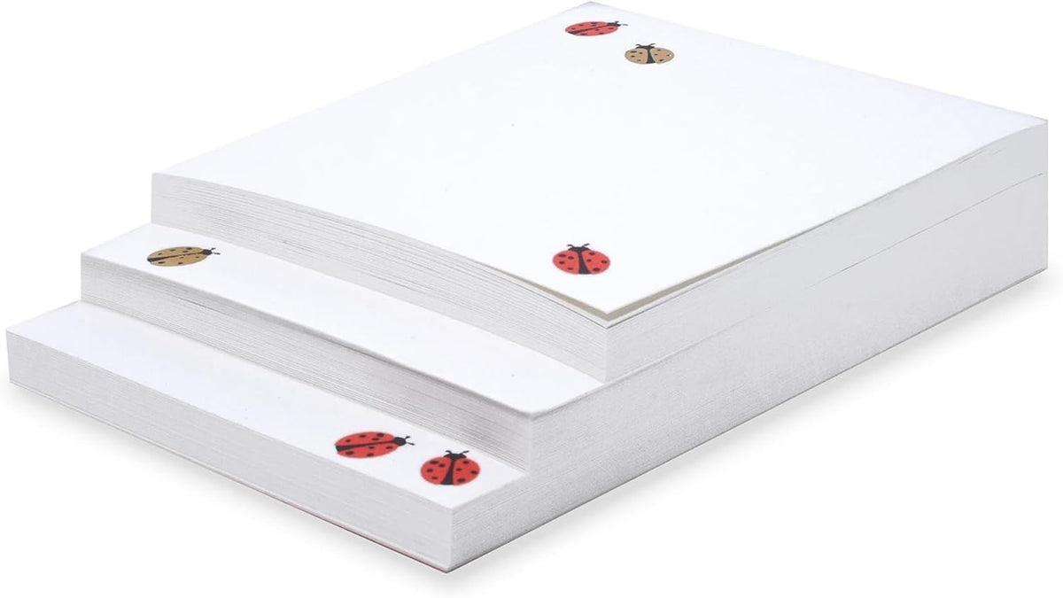 kate spade new york Stacked Notepad, Ladybug Dot