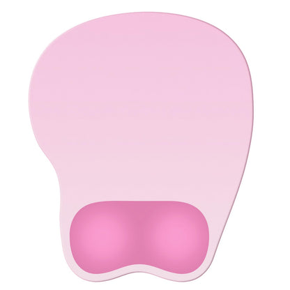 Ergonomic Mouse Pad,Non Slip Mousepad Wrist Rest Support for Office, Computer, Laptop & Mac(A-Black Grey)