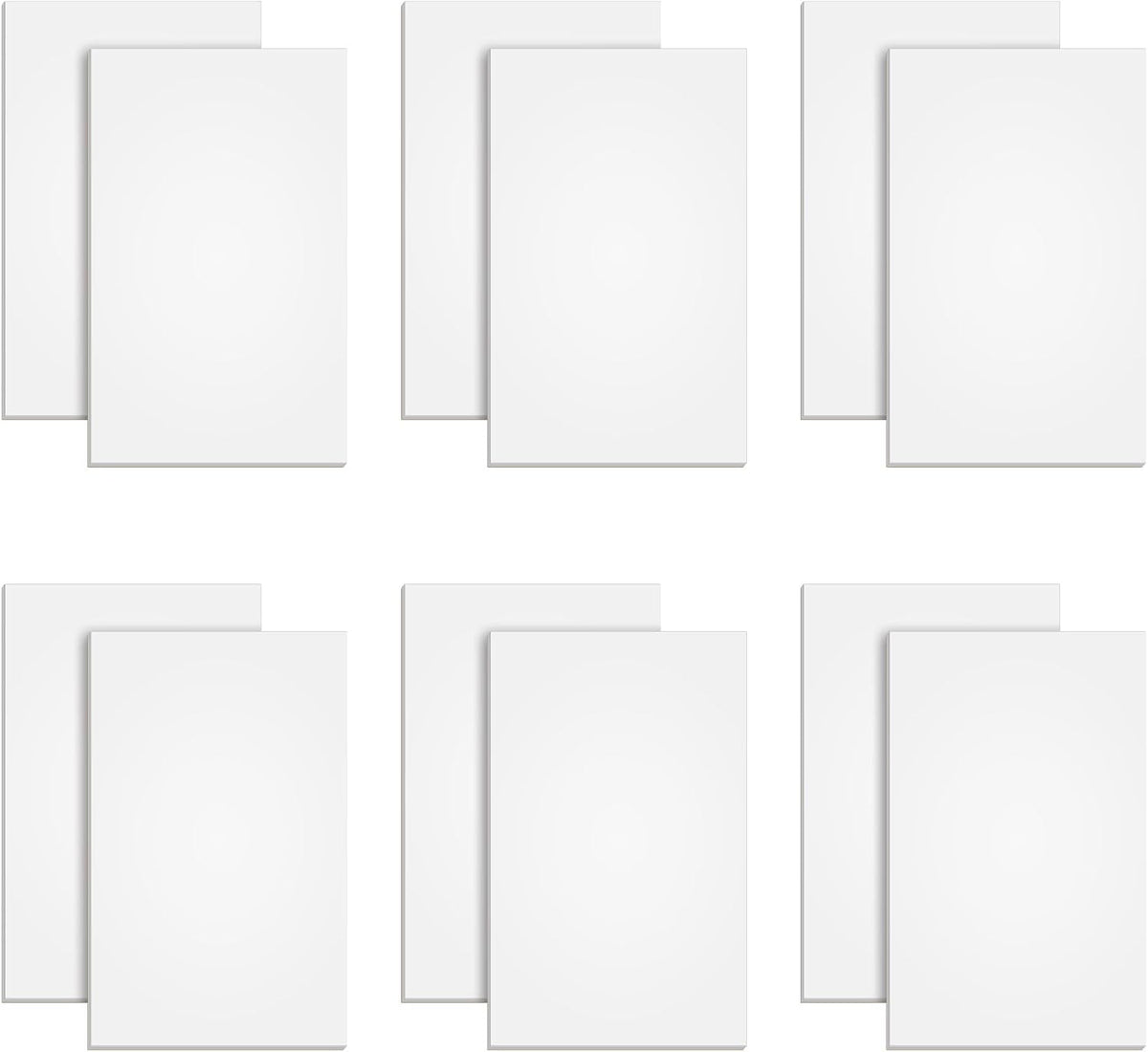 TOPS Memo Pads, 3" x 5", White Paper, 100 Sheets, 12 Pack (7820)