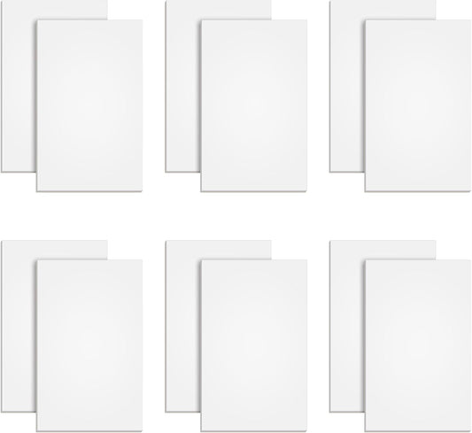 TOPS Memo Pads, 3" x 5", White Paper, 100 Sheets, 12 Pack (7820)