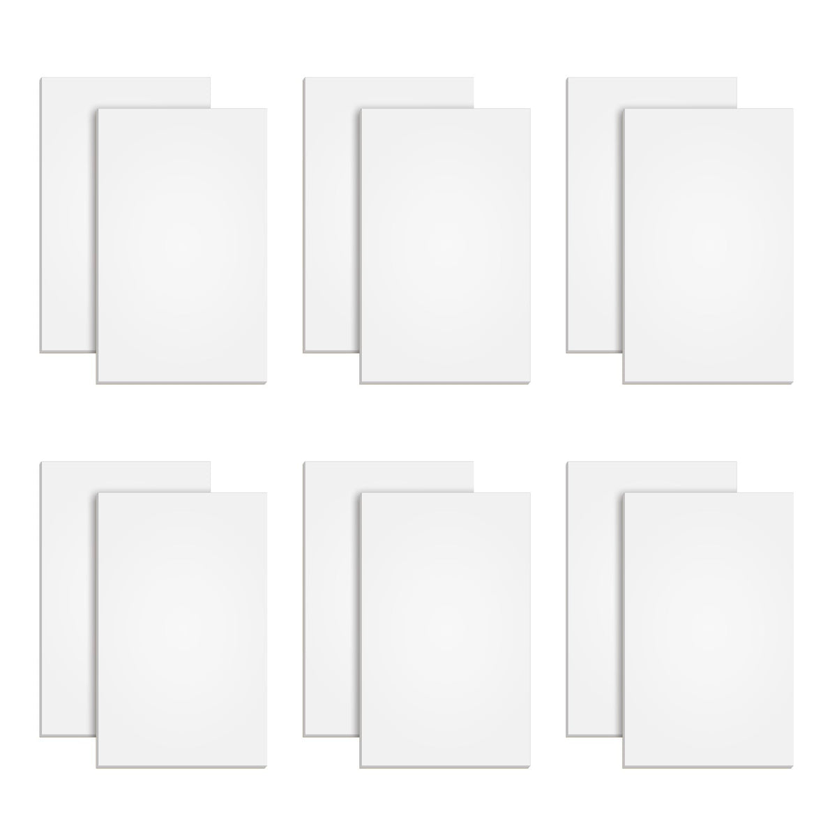 TOPS Memo Pads, 3" x 5", White Paper, 100 Sheets, 12 Pack (7820)