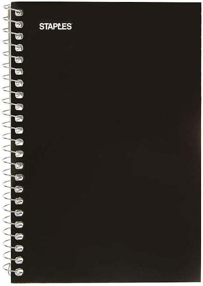 Staples Memo Pads, 4x6 Inch, College Ruled, Assorted Colors, 5-Pack