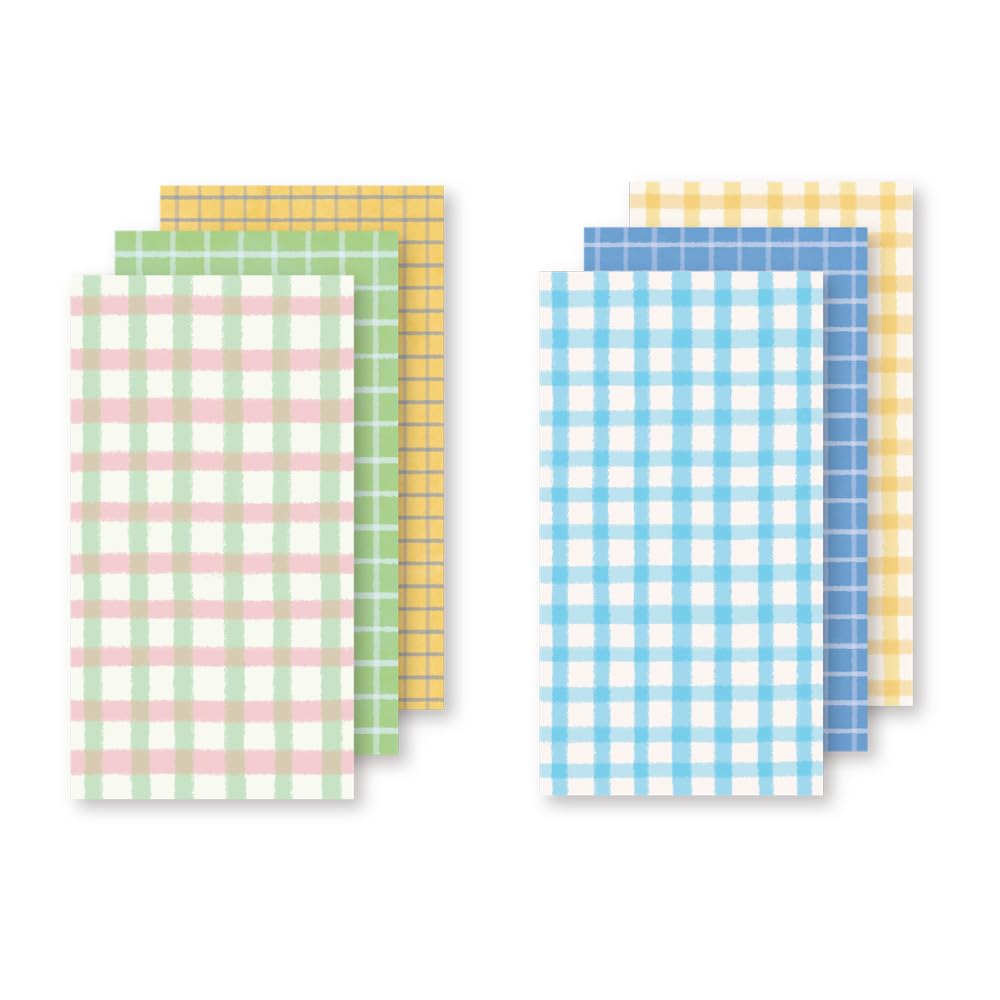 Monolike Memopad Smoothie Ver.3 design SET - 4 Packs, 4 Different Designs, 100 Sheets Per Pad, Total 400 Sheets, Note pads, Writing pads
