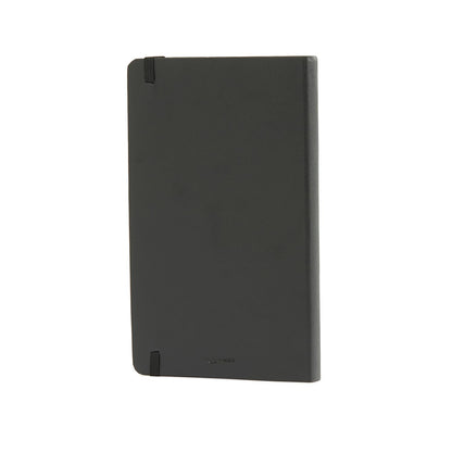 Amazon Basics Classic Lined Writing Notebook for Note Taking and Journaling, Hardcover with Elastic Closure, 240 Pages, 5" x 8.25", Black