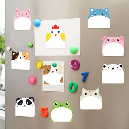 Yinder 24 Pads Animal Sticky Notes, Cute Cartoon Memo Self Adhesive