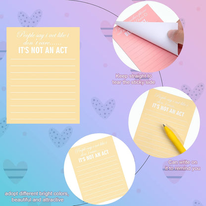 Pajean 12 Designs Funny Sticky Notes, Office to Do List,Classic Style