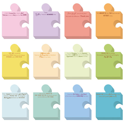 Yinder 24 Pads Animal Sticky Notes, Cute Cartoon Memo Self Adhesive