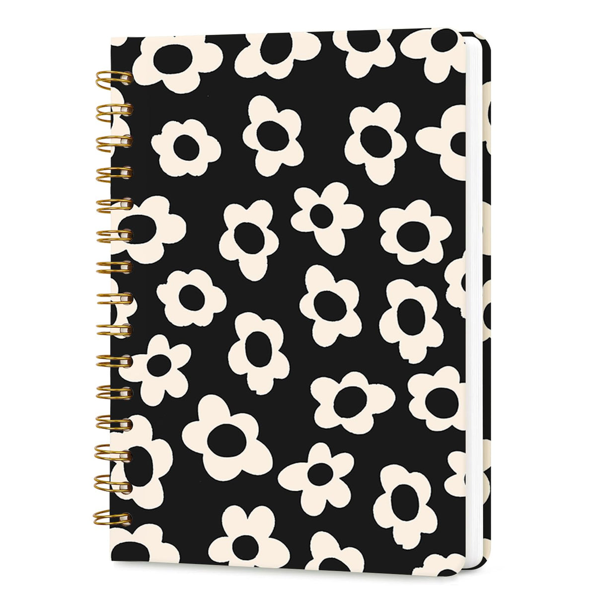 Lined Spiral Journal Notebook for Work A5, 160 Pages, Explosive Cat