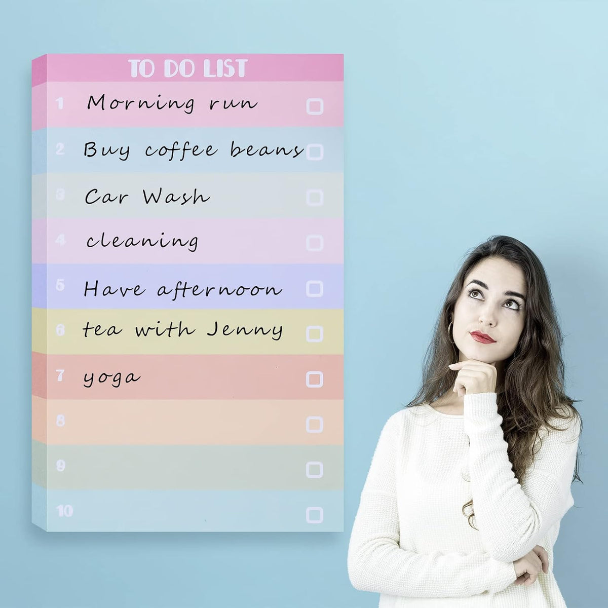 Sinmoe 300 Sheets to Do List Notepad, Classic Style, 3.14 x 5.11 Inch