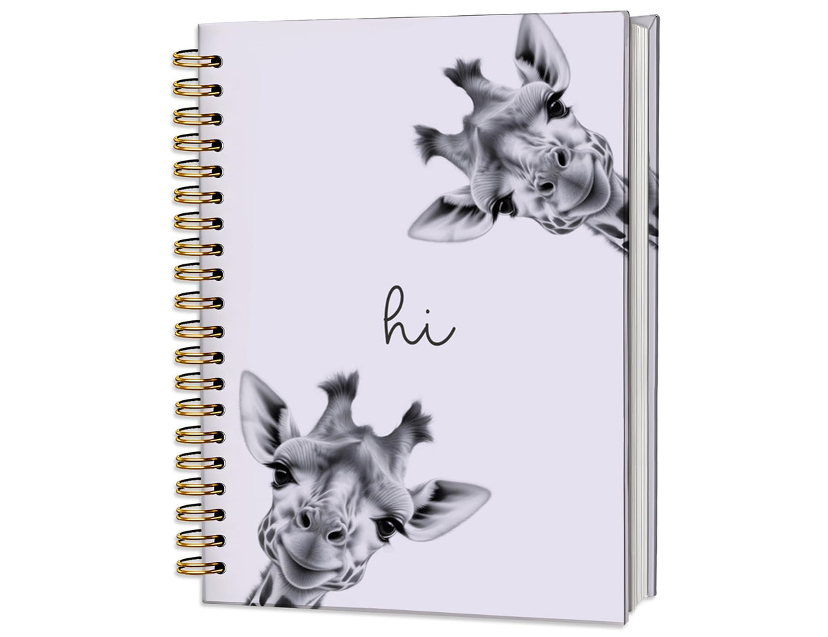 Penguin Notebook Journal,Cute Animal Notebook Journal for School Women Teen Girls Kids,Gifts for Penguin Lovers,Hardcover Spiral Notebooks for Work Notes Journaling,5.5x8.3 Inch