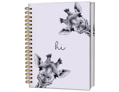 Penguin Notebook Journal,Cute Animal Notebook Journal for School Women Teen Girls Kids,Gifts for Penguin Lovers,Hardcover Spiral Notebooks for Work Notes Journaling,5.5x8.3 Inch