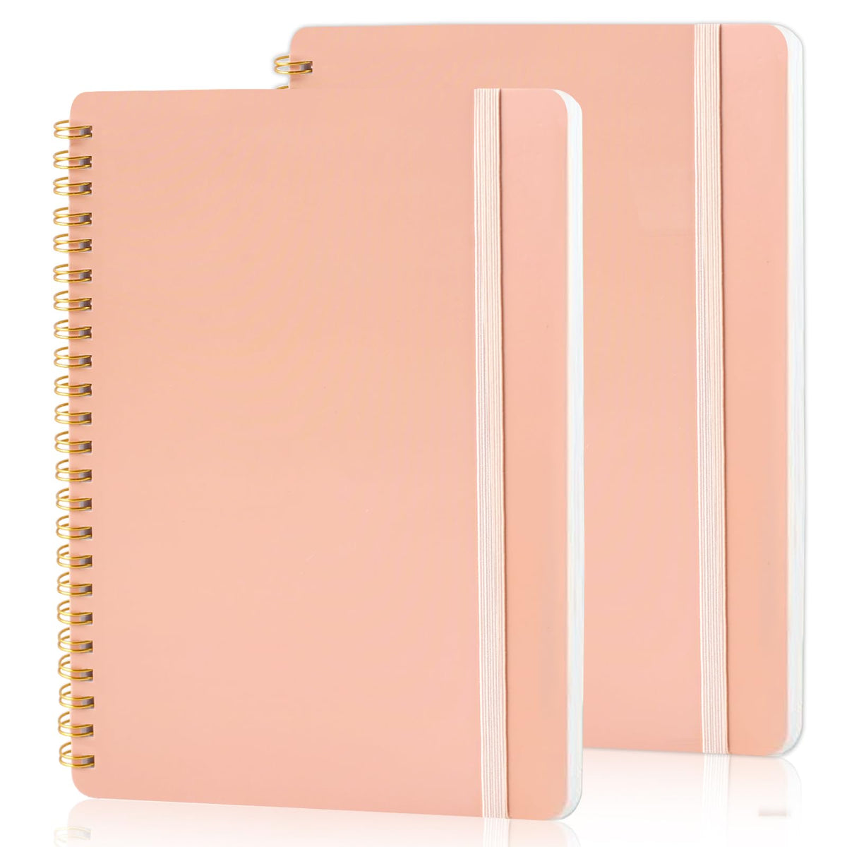 Utron 3 PCS Small Spiral Notebook 5x7, Notebooks for Note Taking, Morandi Spiral Journal Notebook, Work Notebook Small Notebooks 5x7 with Strap, Cute Notebooks for Women 70 Sheets/Note Books