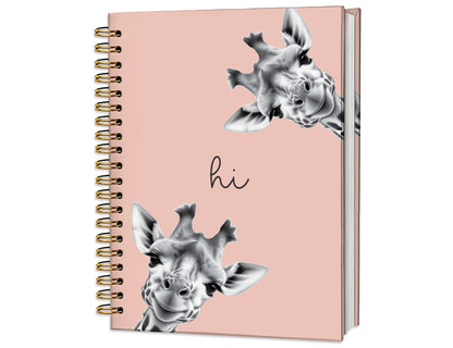 Penguin Notebook Journal,Cute Animal Notebook Journal for School Women Teen Girls Kids,Gifts for Penguin Lovers,Hardcover Spiral Notebooks for Work Notes Journaling,5.5x8.3 Inch
