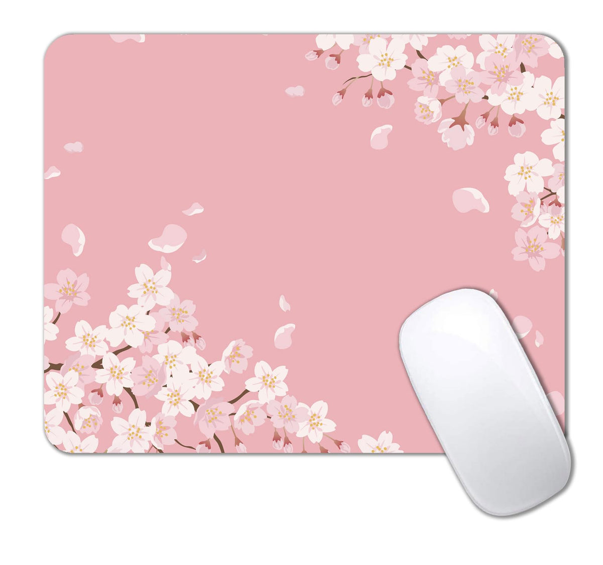 IMAYONDIA Small Mouse Pad Cute, Purple Gold Butterfly Mouse Pads, Modern Flowers Mousepad for Women Girls, Beutiful Mouse Mat Computer Laptop Office, 9.5 X 7.9 Inch