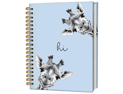 Penguin Notebook Journal,Cute Animal Notebook Journal for School Women Teen Girls Kids,Gifts for Penguin Lovers,Hardcover Spiral Notebooks for Work Notes Journaling,5.5x8.3 Inch