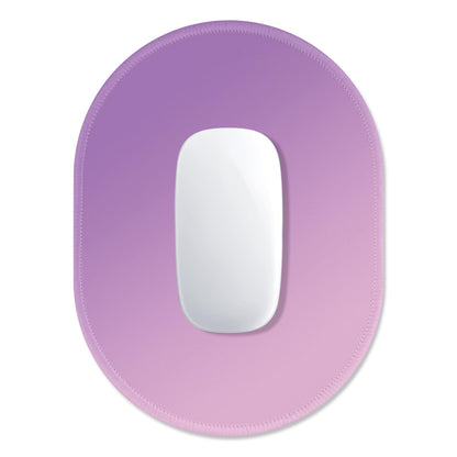 ITNRSIIET Mouse Pad Non-Slip Rubber Base Smooth Surface Stitched Edges Waterproof Durable Compatible with All Mice for Office & Gaming, Desk Accessory, Diameter 8.7 inch, Lavender