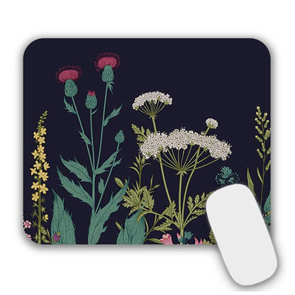 Mouse Pad Purple Butterflies Mouse Mat for Desk Laptop Computer