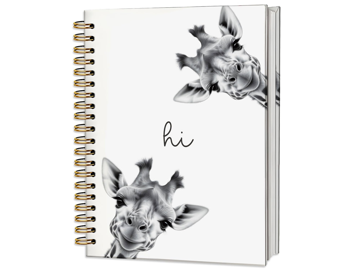 Penguin Notebook Journal,Cute Animal Notebook Journal for School Women Teen Girls Kids,Gifts for Penguin Lovers,Hardcover Spiral Notebooks for Work Notes Journaling,5.5x8.3 Inch