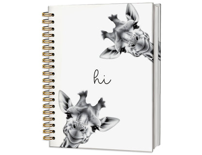 Penguin Notebook Journal,Cute Animal Notebook Journal for School Women Teen Girls Kids,Gifts for Penguin Lovers,Hardcover Spiral Notebooks for Work Notes Journaling,5.5x8.3 Inch