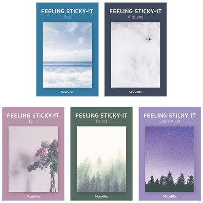 Monolike Gureum's Daily Life Sticky-it - 6p Set Self-Adhesive Memo Pad 50 Sheets