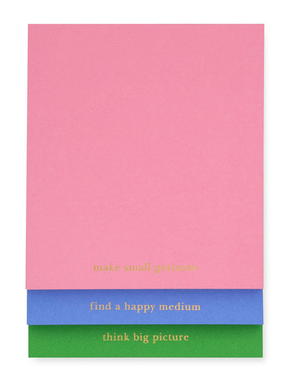 kate spade new york Stacked Notepad, Ladybug Dot