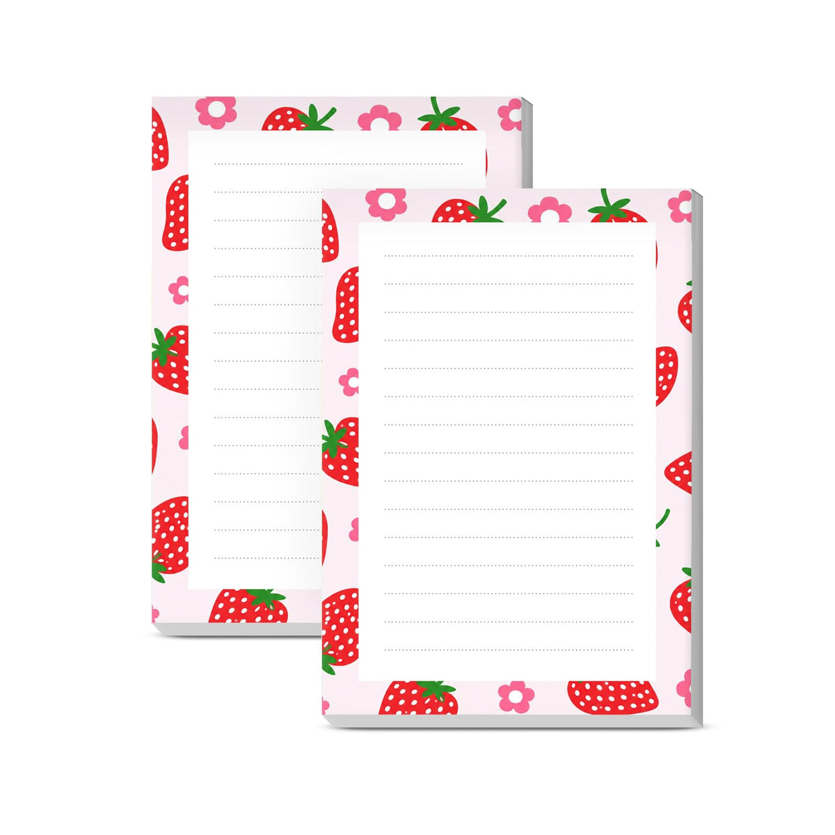 Sticky Notes 4X6 Inches, 2 Pack Large Cute Self-Stick Pads, Bright Funny Memo Pads Easy to Stick for Home, Office Cute Pink Bowties