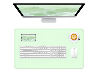 Hsurbtra Mouse Pad, Premium-Textured Square Mousepad 10.2 x 8.3 Inch, Stitched Edge Anti-Slip Waterproof Rubber Pretty Cute Computer Mat for Office Gaming Laptop Women Kids Sage Green