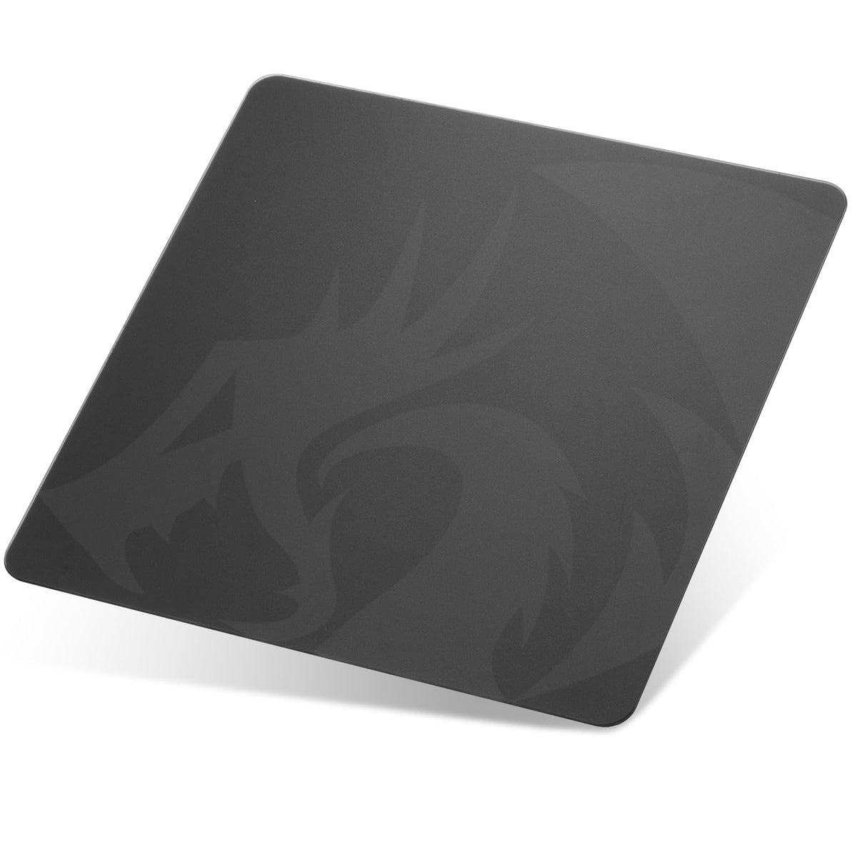 Redragon PG1M Glass Mouse Pad - Ultra-Smooth Precision Surface with Non-Slip Base, Easy to Clean, Hard Mousepad for Gaming - 11.8 x 11.8 x 0.15 inches, White
