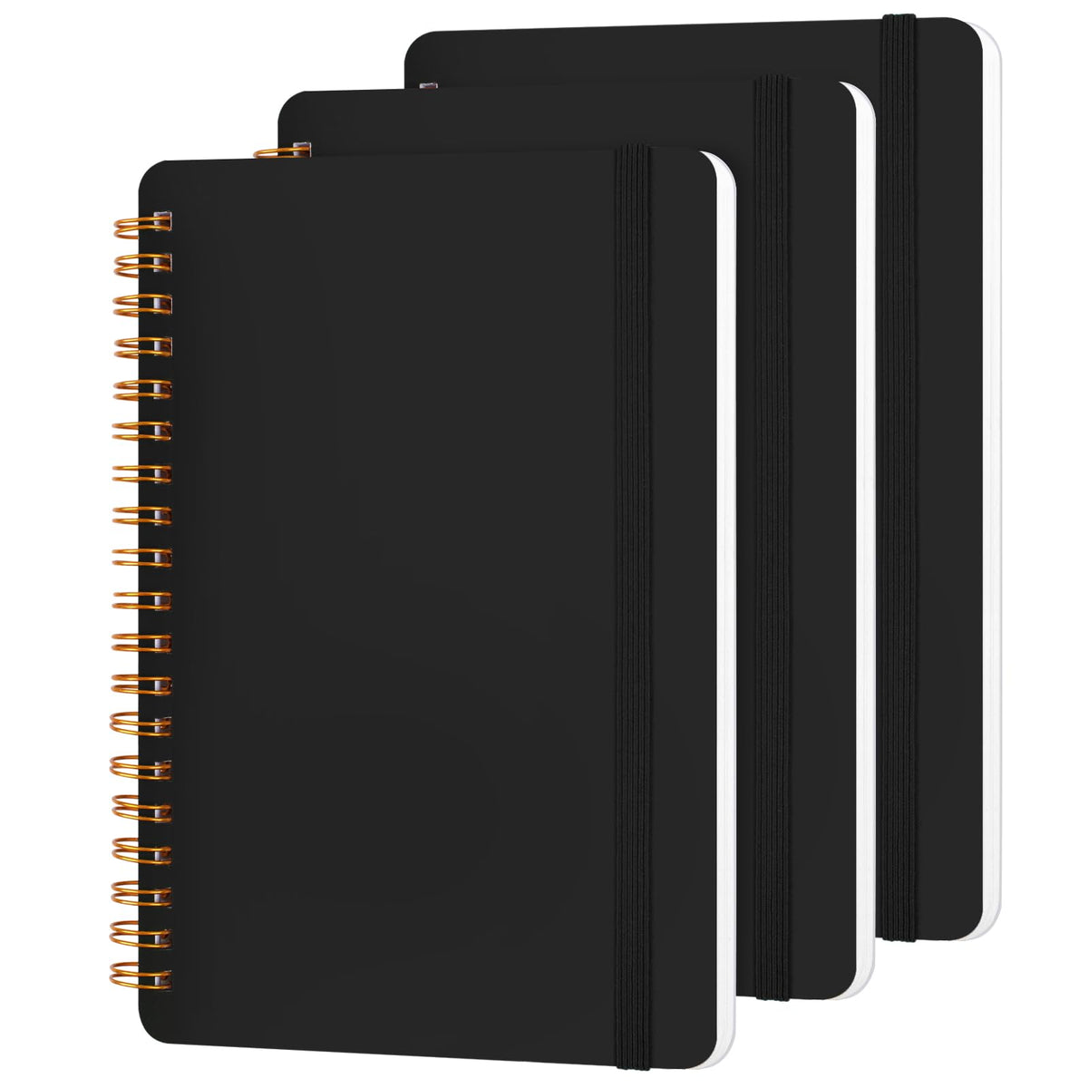 Utron 3 PCS Small Spiral Notebook 5x7, Notebooks for Note Taking, Morandi Spiral Journal Notebook, Work Notebook Small Notebooks 5x7 with Strap, Cute Notebooks for Women 70 Sheets/Note Books