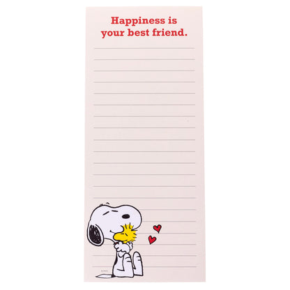 Graphique Magnetic Notepad - Peanuts Snoopy Bike Grocery and Shopping List - Fun Decorative To-Do List - Perfect House Warming Gifts - 100 Tear off Sheets (4" x 9.25" x .5")