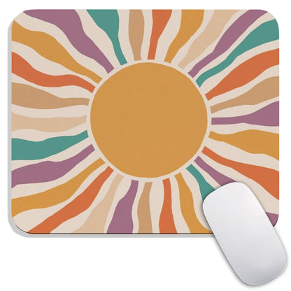 Square Mouse Pad Beautiful Flowers Plants, Personalized Premium-Textured Custom Mouse Mat Design, Washable Mousepad Cloth, Non-Slip Rubber Base Computer Mouse Pads for Wireless Mouse