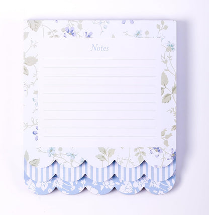 Laura Ashley 3-in-1 Layered Notepad 6.5x7.5 in 150 Lined Tear-Off Sheets