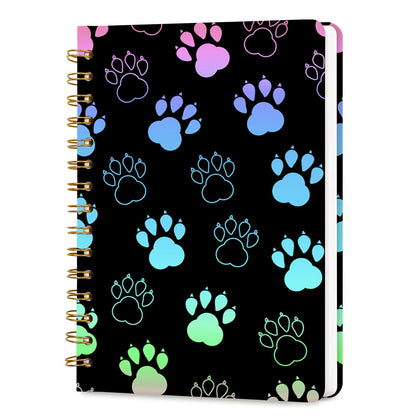 Lined Spiral Journal Notebook for Work A5, 160 Pages, Explosive Cat