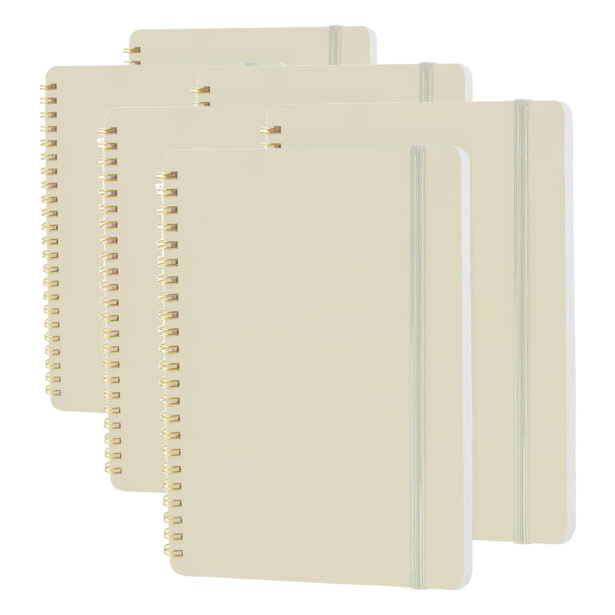 Utron 3 PCS Small Spiral Notebook 5x7, Notebooks for Note Taking, Morandi Spiral Journal Notebook, Work Notebook Small Notebooks 5x7 with Strap, Cute Notebooks for Women 70 Sheets/Note Books