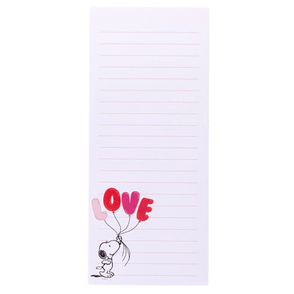 Graphique Magnetic Notepad - Peanuts Snoopy Bike Grocery and Shopping List - Fun Decorative To-Do List - Perfect House Warming Gifts - 100 Tear off Sheets (4" x 9.25" x .5")