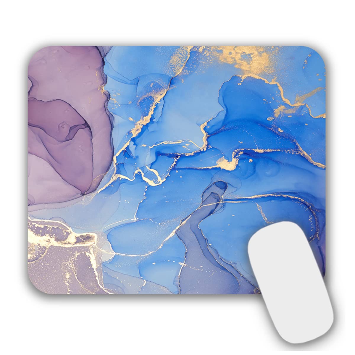 Mouse Pad Purple Butterflies Mouse Mat for Desk Laptop Computer