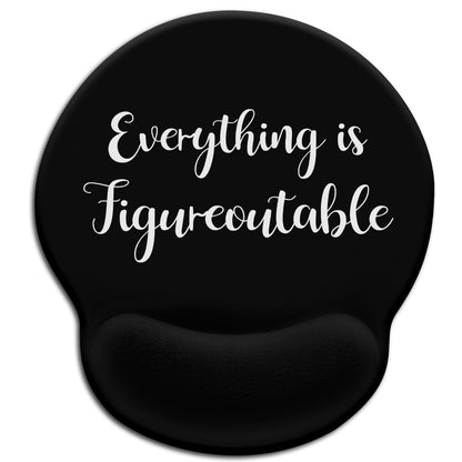 LIMKRIAN Funny Ergonomic Mouse Pad with Wrist Rest, Cat Desk Decor Gifts
