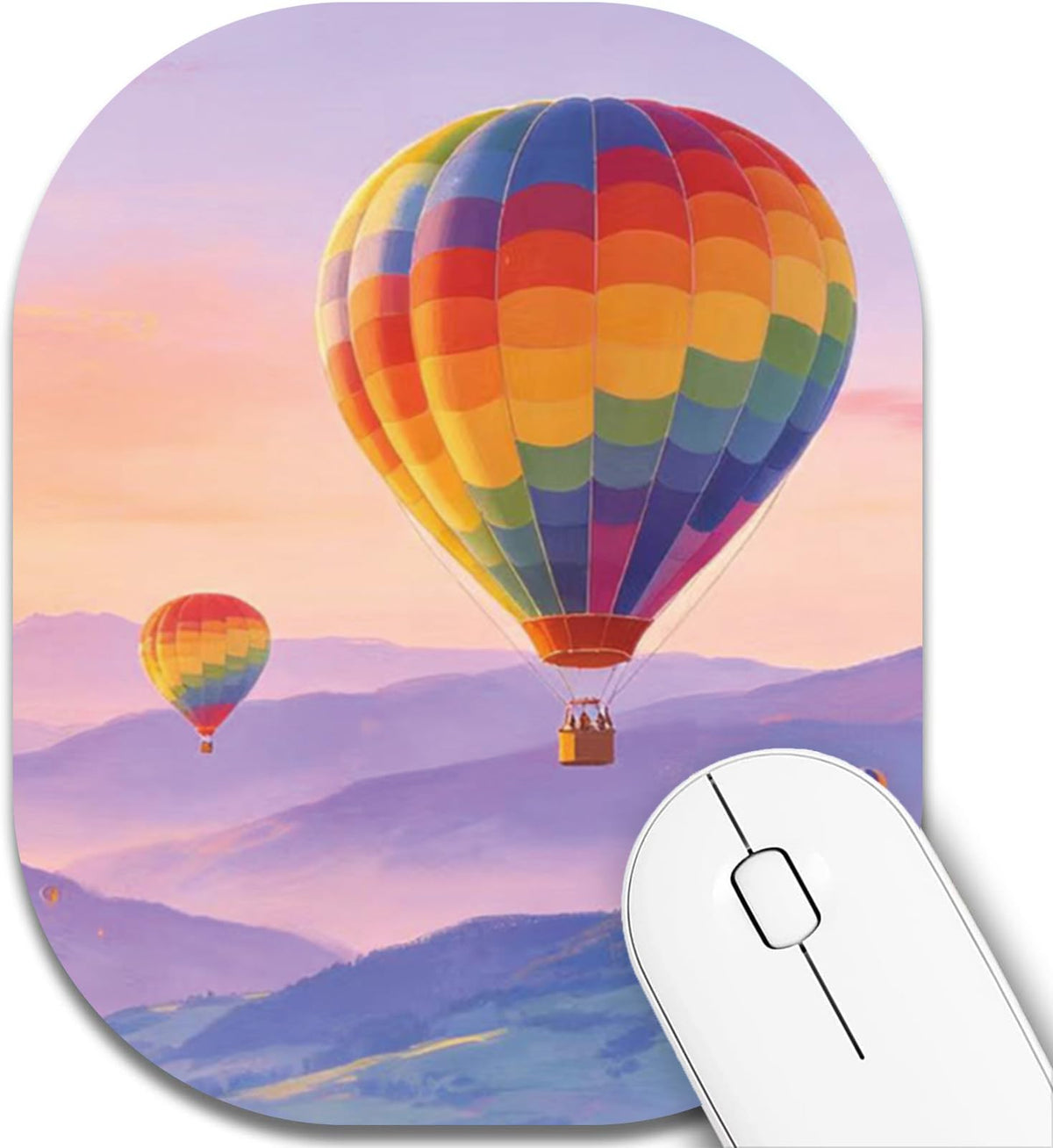 Small Mouse Pad，Mini Mouse Pad 6 x 7 Inch，for Laptop Keyboard Tray Wireless Mouse Home Office Travel，with Non-Slip Rubber Base, Waterproof Mouse Mat，Cyan Blue Marble