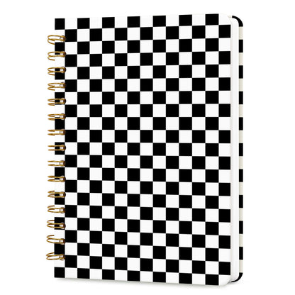 Lined Spiral Journal Notebook for Work A5, 160 Pages, Explosive Cat